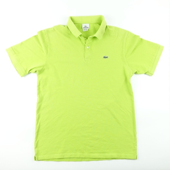 lacoste lemon polo shirt